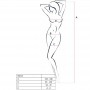 PASSION WOMAN BS013 BODYSTOCKING NEGRO TALLA uNICA
