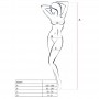 PASSION WOMAN BS014 BODYSTOCKING ROJO TALLA uNICA
