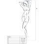 PASSION WOMAN BS034 BODYSTOCKING ROJO TALLA uNICA