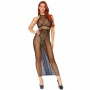 LEG AVENUE VESTIDO EN RED CON ESPALDA DESCUBIERTA TU