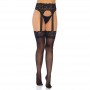 LEG AVENUE MEDIAS CON LIGUERO OPACAS TALLA uNICA