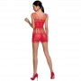 PASSION WOMAN BS090 BODYSTOCKING ROJO TALLA uNICA