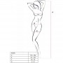 PASSION BS098 BODYSTOCKING NEGRO TALLA uNICA