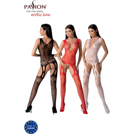 PASSION BS099 BODYSTOCKING NEGRO TALLA uNICA