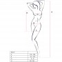 PASSION BS101 BODYSTOCKING NEGRO TALLA uNICA
