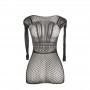 SUBBLIME 951931 VESTIDO DE REJILLA CORTO CON ESPALDA DESCUBIERTA TALLA uNICA