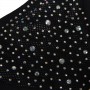 SUBBLIME 952174 BODYSTOCKING DE REJILLA CON GUANTES Y DIAMANTES NEGRO TALLA uNICA