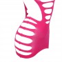SUBBLIME 952273 VESTIDO DE REJILLA ELaSTICO MANGA LARGA ROSA TALLA uNICA