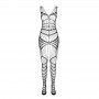 PASSION BS 102 BODYSTOCKING ROJO TALLA uNICA