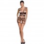 PASSION WOMAN BS089 BODYSTOCKING NEGRO TALLA uNICA