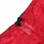 SUBBLIME 953904 SET 3 PIEZAS ENCAJE Y SATEN ROJO L XL
