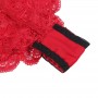 SUBBLIME 953904 SET 3 PIEZAS ENCAJE Y SATEN ROJO L XL