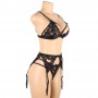 SUBBLIME SET 3 PIEZAS SUJETADOR LIGUERO TANGA S M