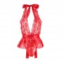SUBBLIME 953980 BODY SEXY CON VOLANTES CINTURoN ROJO L XL