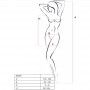 PASSION BS096 BODYSTOCKING NEGRO TALLA uNICA