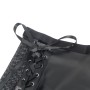 SUBBLIME 957599 CONJUNTO SUJETADOR Y FALDA DE CUERO NEGRO L XL