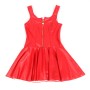 SUBBLIME 957681 VESTIDO DE CUERO CON CREMALLERA DE CORAZoN ROJO S M