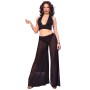 CHILIROSE CR 4857 SET TOP Y PANTALONES NEGRO TALLA L