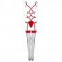 LIVCO CORSETTI FASHION THIARA LC 20213 SET BODY MEDIAS ROJA S M