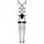 LIVCO CORSETTI FASHION THIARA LC 20213 SET BODY MEDIAS NEGRO S M