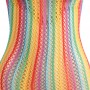 SUBBLIME 952341 VESTIDO DE REJILLA ARCOIRIS TALLA uNICA