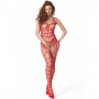 PASSION BS 102 BODYSTOCKING ROJO TALLA uNICA