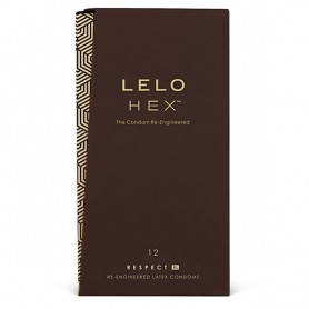 LELO HEX PRESERVATIVO RESPECT XL 12 PACK