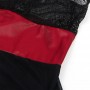 SUBBLIME 954437 VESTIDO BONDAGE DE ENCAJE NEGRO L XL