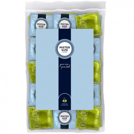 MISTER SIZE PRESERVATIVOS TALLA S 49 MM 100 UNIDADES