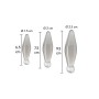 TOYJOY ANAL PLAY RIMMER DE DEDO 3 PIEZAS TRANSPARENTE