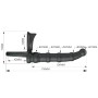PRETTY LOVE TATUM ANILLO VIBRADOR PENE CON PLUG 10 VIBRACIONES NEGRO