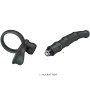 PRETTY LOVE TATUM ANILLO VIBRADOR PENE CON PLUG 10 VIBRACIONES NEGRO