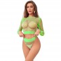 SUBBLIME 952211 SET DE REJILLA 2 PIEZAS DE MANGA LARGA VERDE TALLA uNICA
