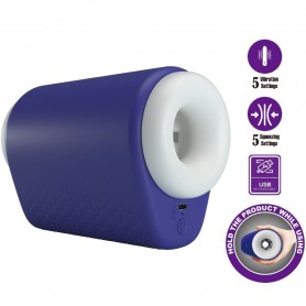PRETTY LOVE DJ LADY MASTURBADOR MASCULINO CON VIBRACIoN 5 CONFIGURACIONES MORADO