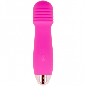 DOLCE VITA VIBRADOR RECARGABLE THREE ROSA 7 VELOCIDADES
