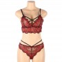 SUBBLIME SET DOS PIEZAS TOP Y PANTIES ENCAJE S M