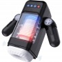 GAME CUP MASTURBADOR MASCULINO CON VIBRACIoN Y FUNCIoN CALOR CON SOPORTE PARA MoVILES NEGRO