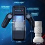 GAME CUP MASTURBADOR MASCULINO CON VIBRACIoN Y FUNCIoN CALOR CON SOPORTE PARA MoVILES NEGRO