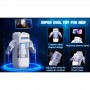 GAME CUP MASTURBADOR MASCULINO CON VIBRACIoN Y FUNCIoN CALOR CON SOPORTE PARA MoVILES NEGRO