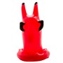 CONDOMERIE PRESERVATIVO DECORATIVO PINTADO A MANO DIABLO ROJO