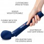 FUN FACTORY VIM WAND RUMBLE VIBRADOR RECARGABLE SILICONA AZUL MEDIANOCHE