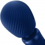 FUN FACTORY VIM WAND RUMBLE VIBRADOR RECARGABLE SILICONA AZUL MEDIANOCHE