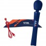 FUN FACTORY VIM WAND RUMBLE VIBRADOR RECARGABLE SILICONA AZUL MEDIANOCHE