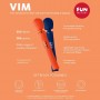 FUN FACTORY VIM WAND RUMBLE VIBRADOR RECARGABLE SILICONA AZUL MEDIANOCHE