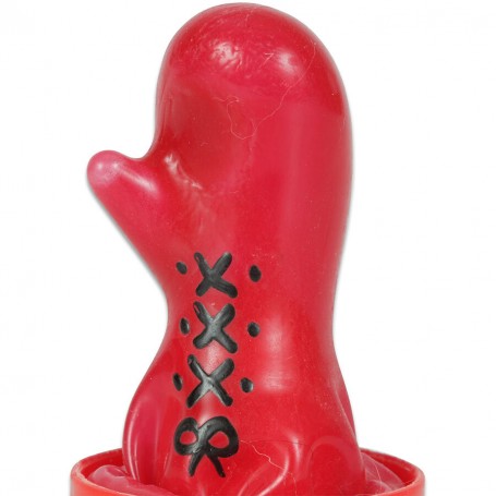 CONDOMERIE PRESERVATIVO DECORATIVO PINTADO A MANO GUANTE DE BOXEO