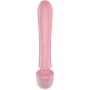 SATISFYER TRIPLE LOVER MASAJEADOR VIBRADOR RABBIT ROSA
