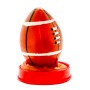 CONDOMERIE PRESERVATIVO DECORATIVO PINTADO A MANO PELOTA DE RUGBY