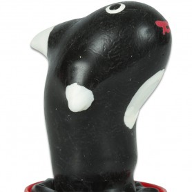 CONDOMERIE PRESERVATIVO DECORATIVO PINTADO A MANO ORCA
