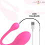 INTENSE JANICE VIBRADOR U DOBLE ESTIMULACIoN 10 VIBRACIONES ROSA CONTROL REMOTO