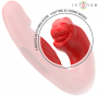 INTENSE NATHY VIBRADOR DOBLE CON BOCA ESTIMULADORA MULTIFUNCIoN ROJO